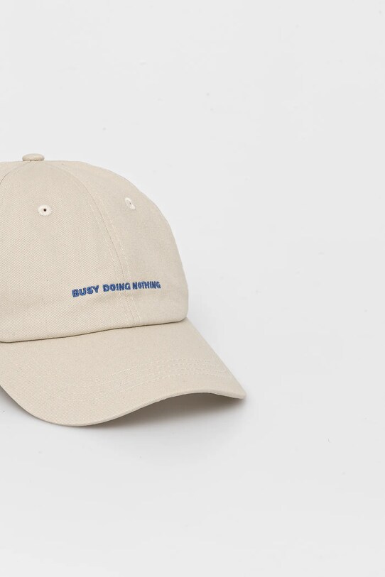 Solid șapcă de baseball din bumbac OLE 21108573.130401 bej ZS25