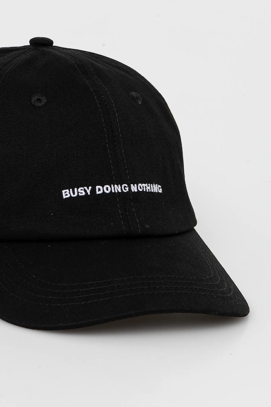 Solid șapcă de baseball din bumbac OLE 21108573.194008 negru ZS25