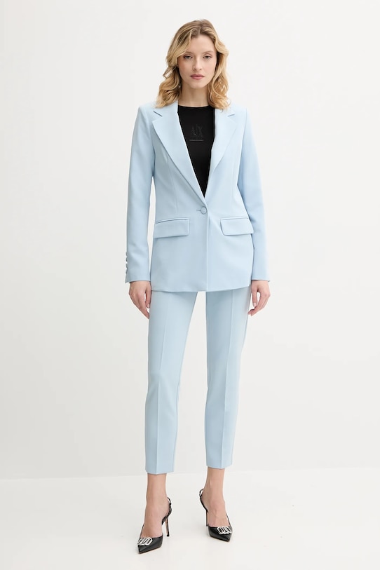 Silvian Heach compleu - jachetă și pantaloni KIULA albastru GPP25173JP