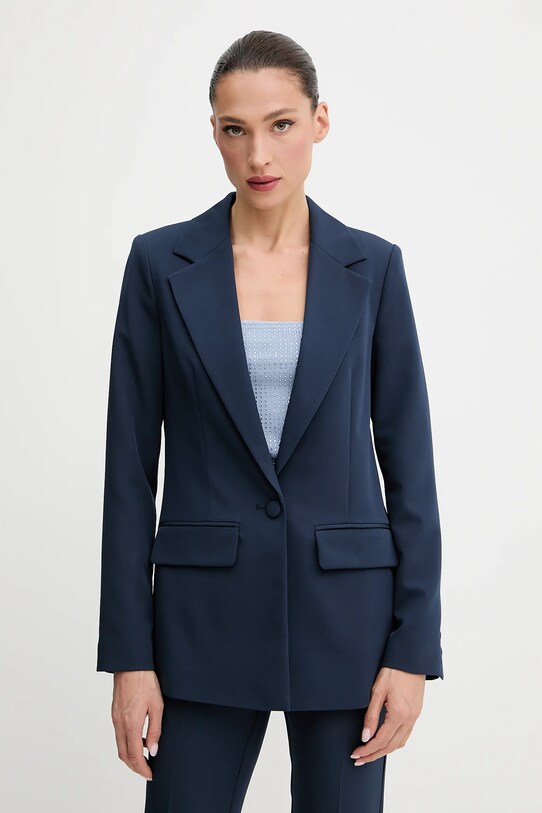 Odzież Silvian Heach komplet - marynarka i spodnie KIULA GPP25173JP granatowy