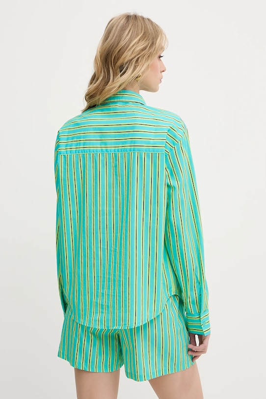 Îmbrăcăminte Silvian Heach cămașă din bumbac TANDAM GPP25446CA turcoaz