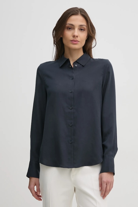 Рубашка Mos Mosh casual тёмно-синий 167230