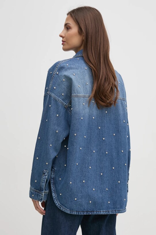 Odzież Mos Mosh koszula jeansowa 170200 niebieski