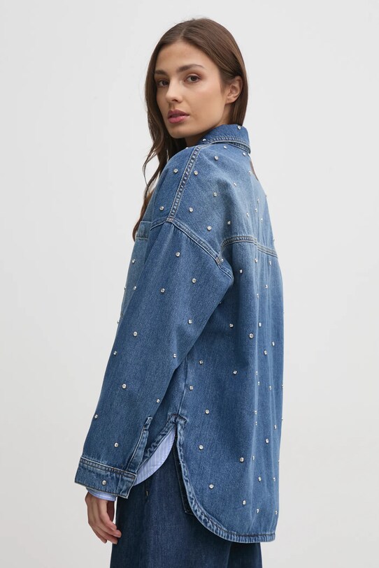 Mos Mosh koszula jeansowa 170200 niebieski