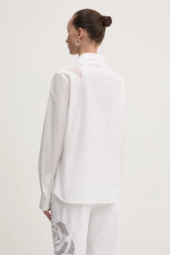 Îmbrăcăminte jeansrl Blumarine cămașă din bumbac RA5031.TS246 bej