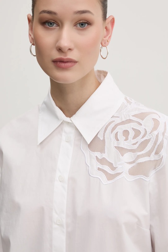 jeansrl Blumarine cămașă din bumbac bej RA5031.TS246