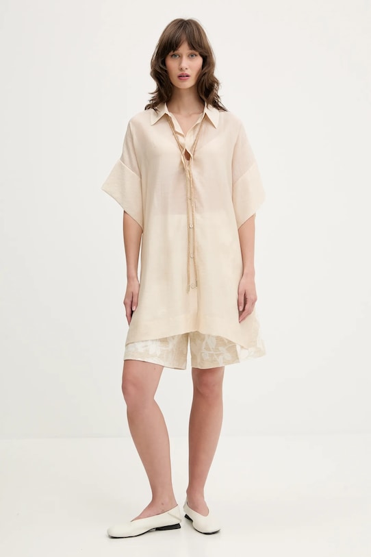 Рубашка Blugirl Blumarine RA5124.T2948 бежевый ZS25