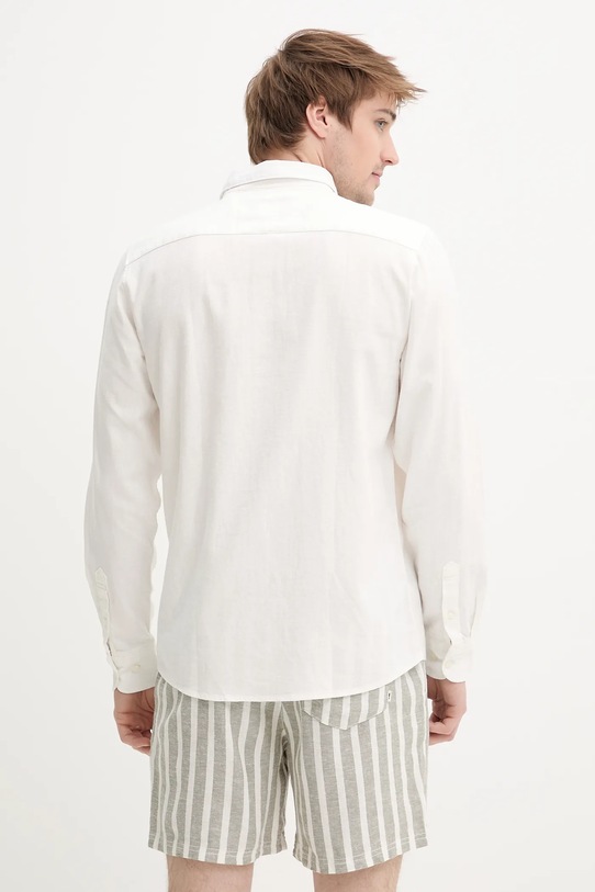 Одежда Льняная рубашка Solid ALLAN 21107646.114201 белый