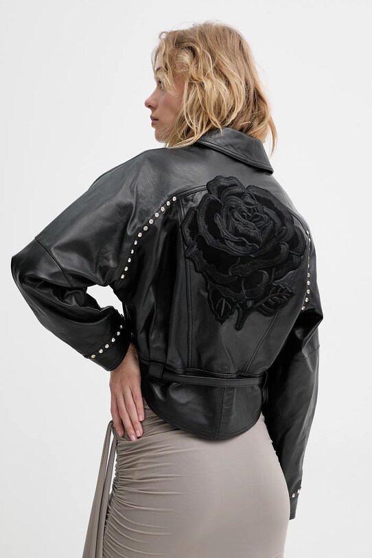 Oblečenie Kožená bunda Blugirl Blumarine RA5085.P0356 čierna