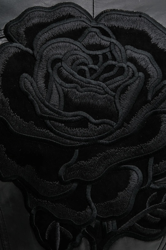 Kožená bunda Blugirl Blumarine RA5085.P0356