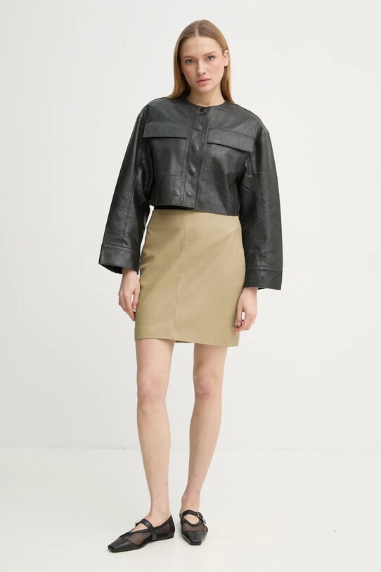 Day Birger et Mikkelsen geaca de piele Malik DAY65243723 negru ZS25