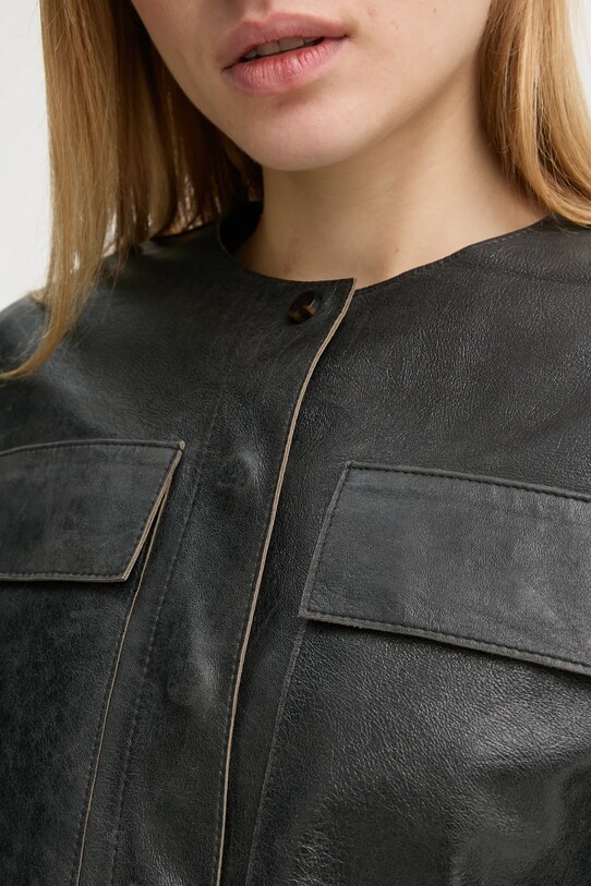 Day Birger et Mikkelsen geaca de piele Malik DAY65243723 negru