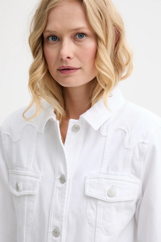 Rifľová bunda Alohas Casilda biela R100862