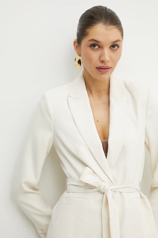 Silvian Heach marynarka TRAU beżowy GPP25398GC