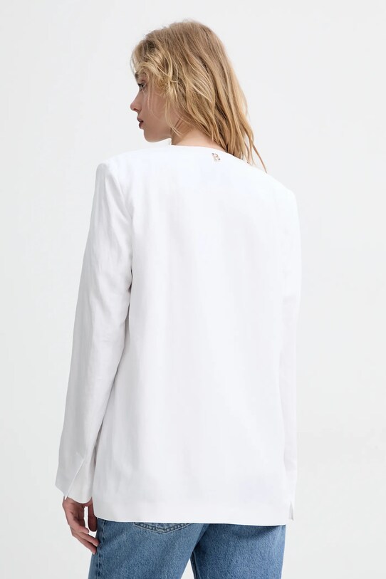 Одежда Пиджак с примесью льна Blugirl Blumarine RA5158.T8823 белый
