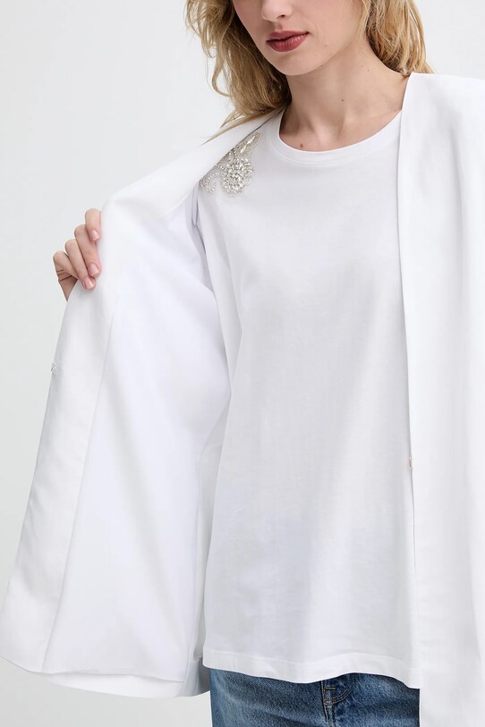 Пиджак с примесью льна Blugirl Blumarine RA5158.T8823