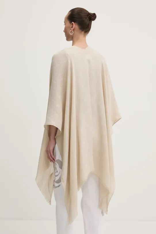 Abbigliamento Blugirl Blumarine poncho PA5029.T0300 beige