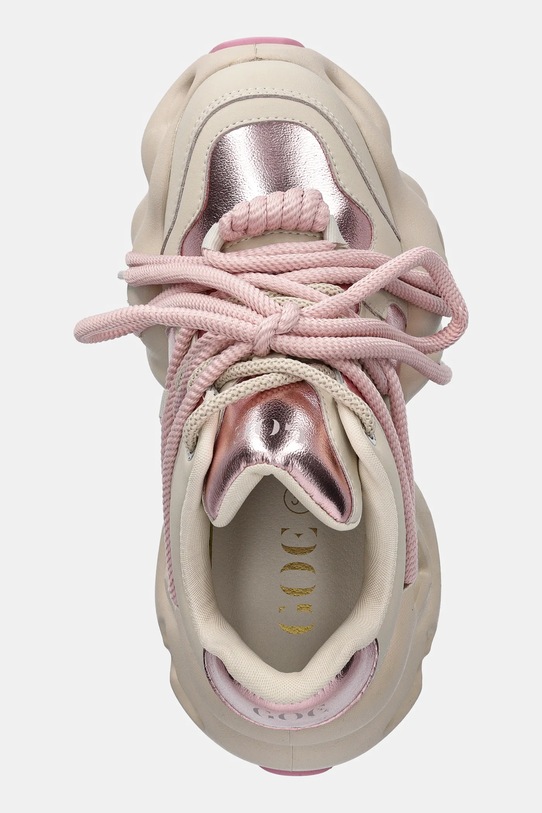 GOE sneakersy skórzane beżowy RR2N4035