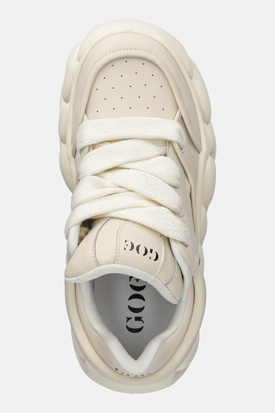 GOE sneakersy skórzane beżowy RR2N4043