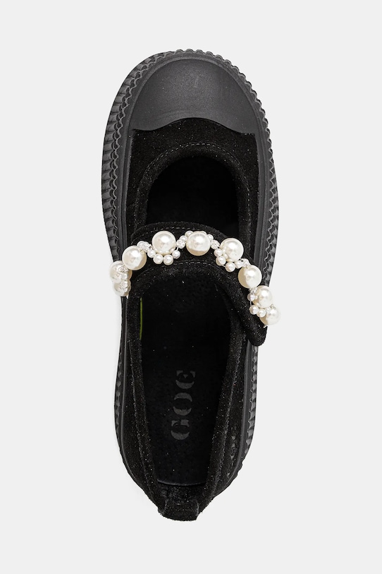 Σουέτ sneakers GOE RR2N4116 μαύρο