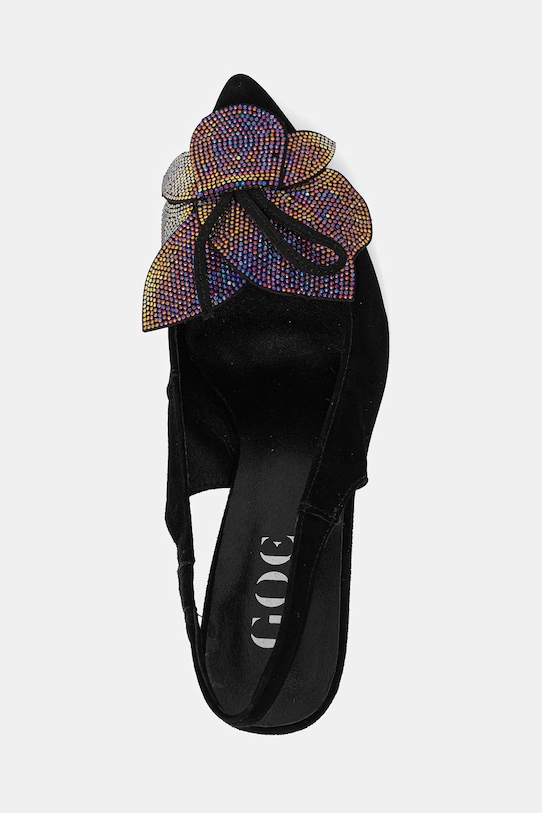GOE tacchi in pelle scamosciata nero RR2N4220
