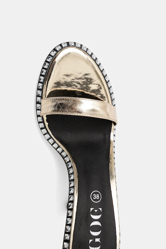 Obuwie GOE sandały skórzane RR2N4236 złoty