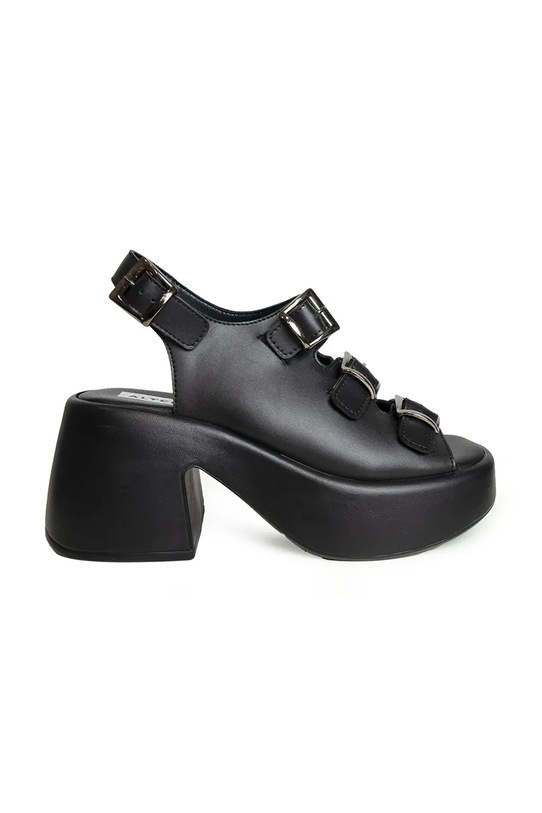 Σανδάλια Altercore Siena Vegan Black απομίμηση λείου δέρματος μαύρο Siena.Vegan