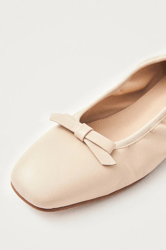 Kožené balerínky Alohas Freya béžová S100503.03