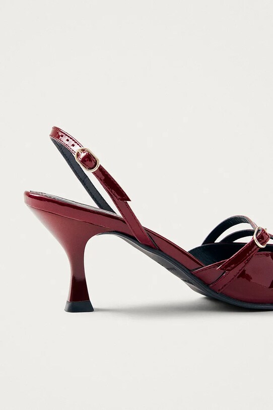 Kožené lodičky Alohas Joelle burgundské S100441.01