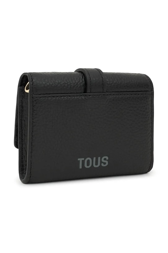 Tous portofel de piele BUCKLES 2002189651 negru ZS25