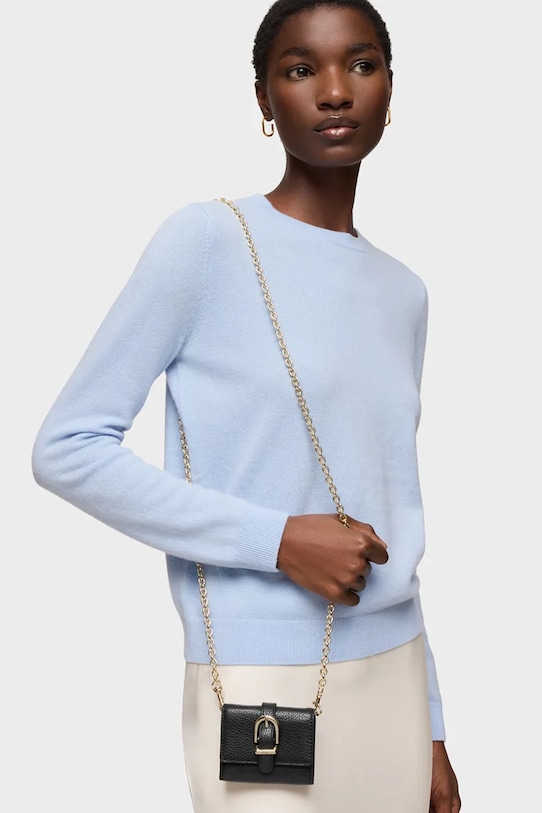 Tous portofel de piele BUCKLES negru 2002189651