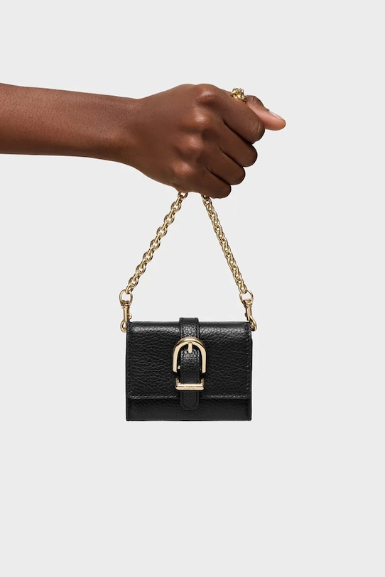 Tous portofel de piele BUCKLES 2002189651 negru