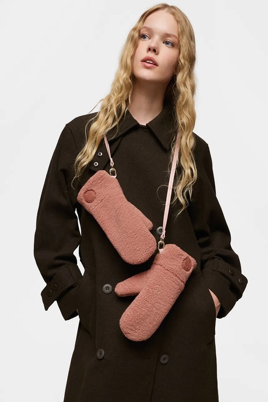 Аксессуары Перчатки Tous TEXTIL 2002190313 розовый