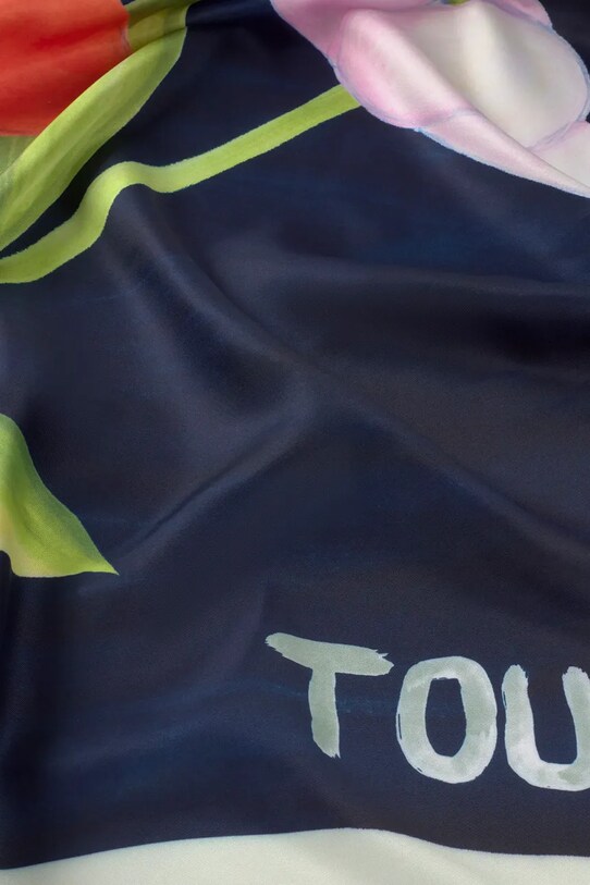 Šátek Tous TEXTIL 2002200933 námořnická modř ZS25