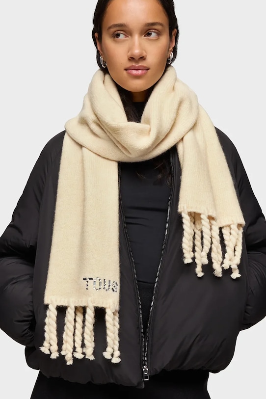 Accesorii Tous esarfa din amestec de lana TEXTIL 2002203301 bej