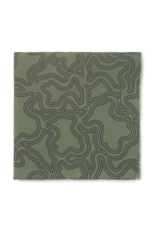 Tous scialle di cotone TEXTIL 2002201139 verde ZS25