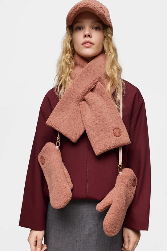Šál Tous TEXTIL 2002190413 ružová