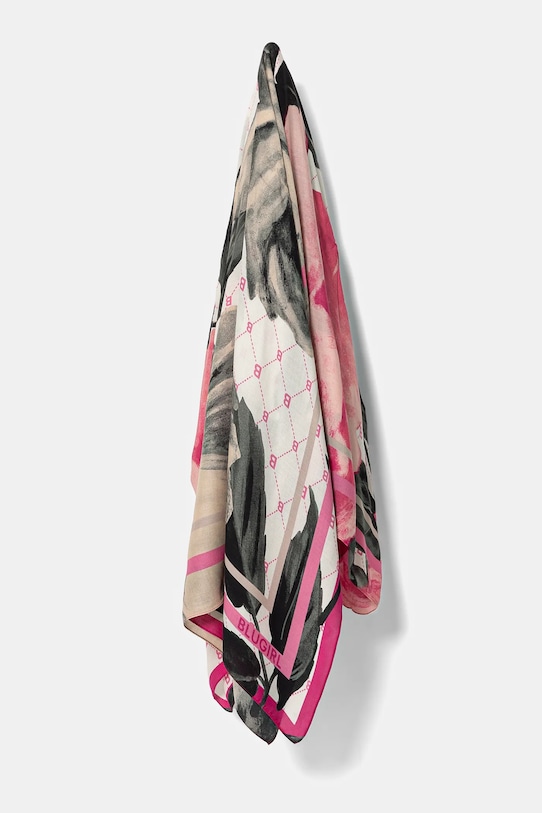 Šátek Blugirl Blumarine látka růžová PA5018.T0300