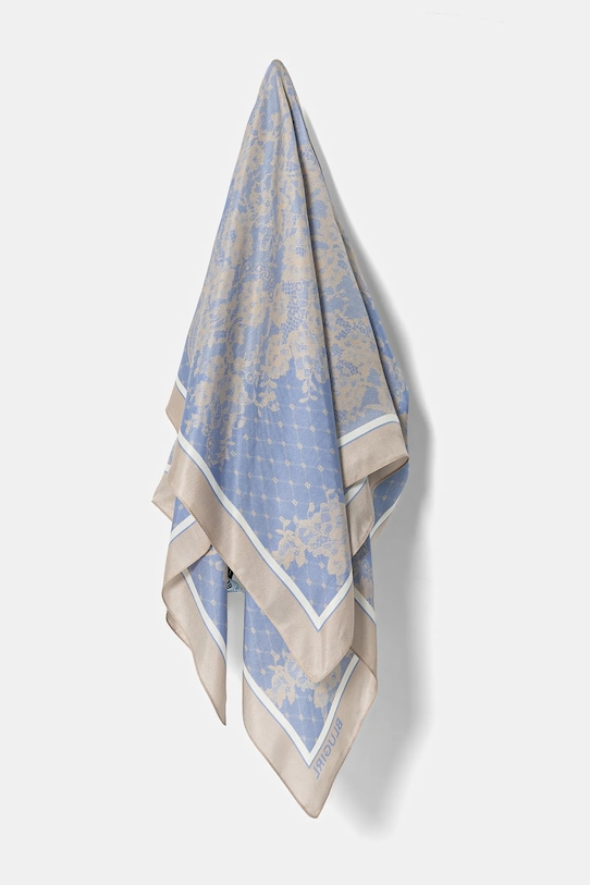 Платок с примесью шёлка Blugirl Blumarine ткань бежевый PA5020.T0300