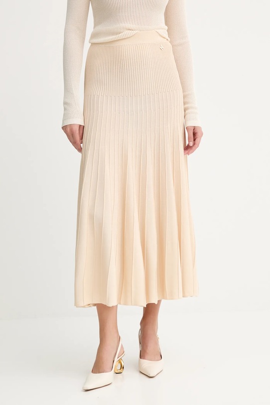 Silvian Heach spódnica GHIRDIM casual beżowy GPP25302GO
