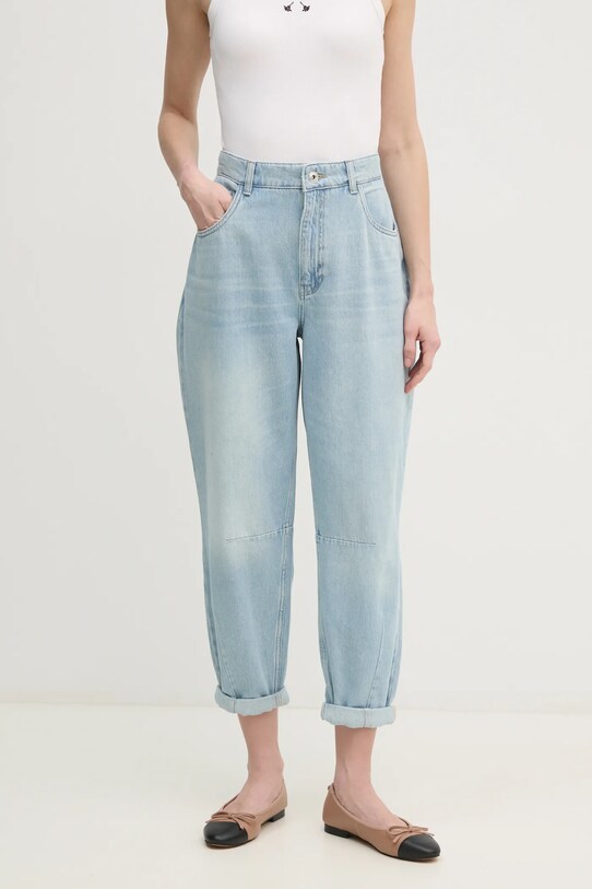 Mos Mosh jeans din bumbac albastru 168940