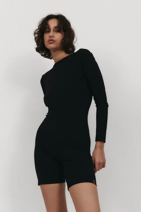 MUUV. salopetă TOHU onesie.krot.nog.TOHU negru