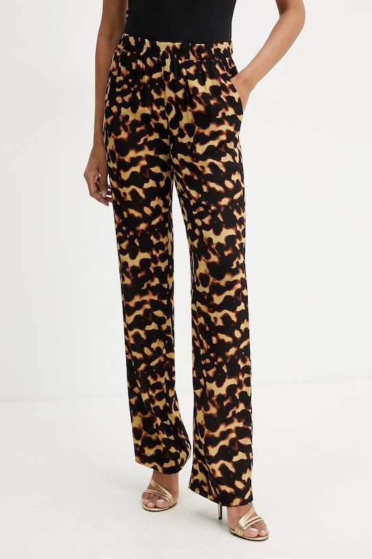 Silvian Heach pantaloni ERMAN drept negru GPP25372PA