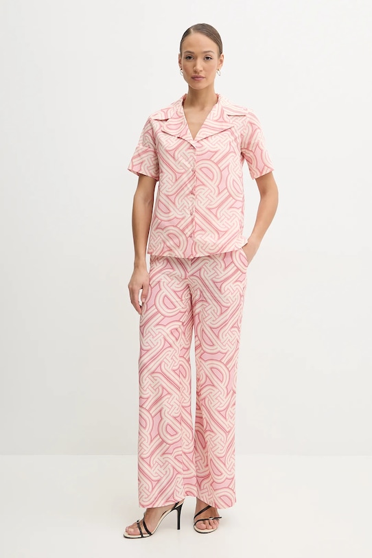 Silvian Heach pantaloni AROCA GPP25396PA roz ZS25