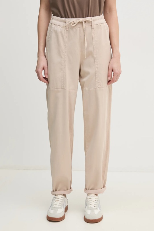 Kalhoty Mos Mosh high béžová 168840.