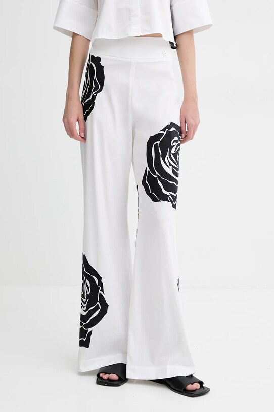 Kalhoty Blugirl Blumarine high bílá RA5042.T2993