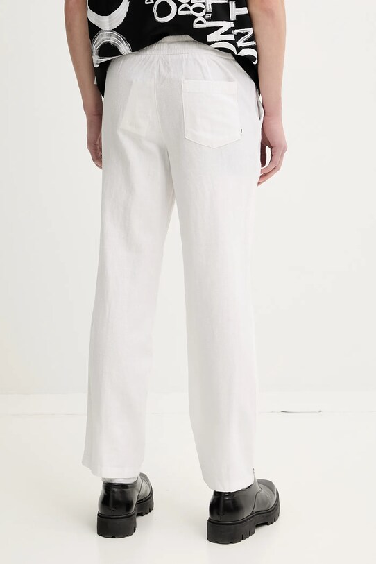 Oblečení Lněné kalhoty Solid ALLAN 21108254.110601 bílá