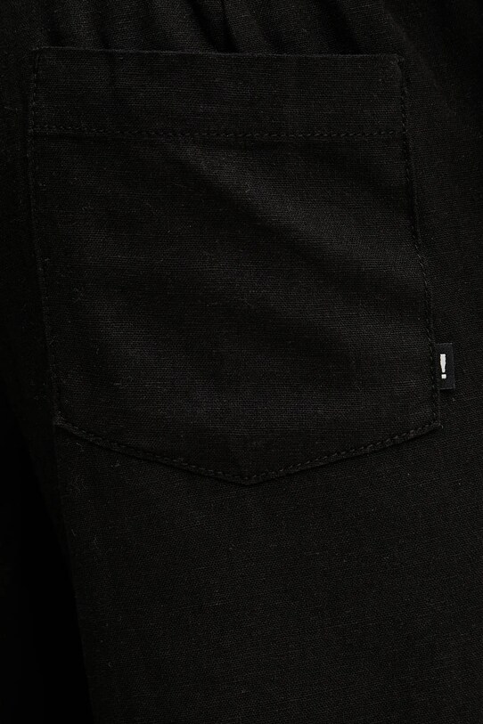 Ľanové nohavice Solid ALLAN čierna 21108254.194008