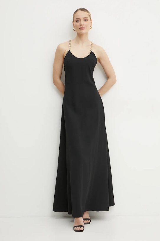 Silvian Heach rochie DULBAS maxi negru GPP25320VE