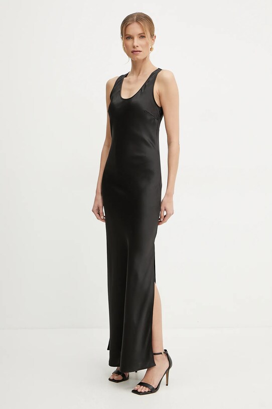 Silvian Heach rochie CORNAVA maxi negru GPP25361VE